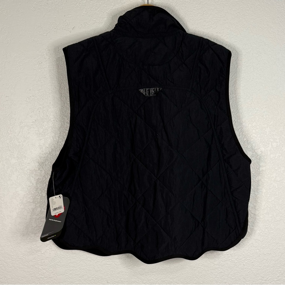 Free People Movement Quinn Quilted Puffer Vest Athletic Athlesiure Skii Resort - Picture 3 of 10